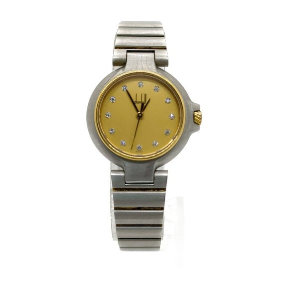 Dunhill Watch Millennium 27mm Women's Gold/Silver Running Extra piece WC61